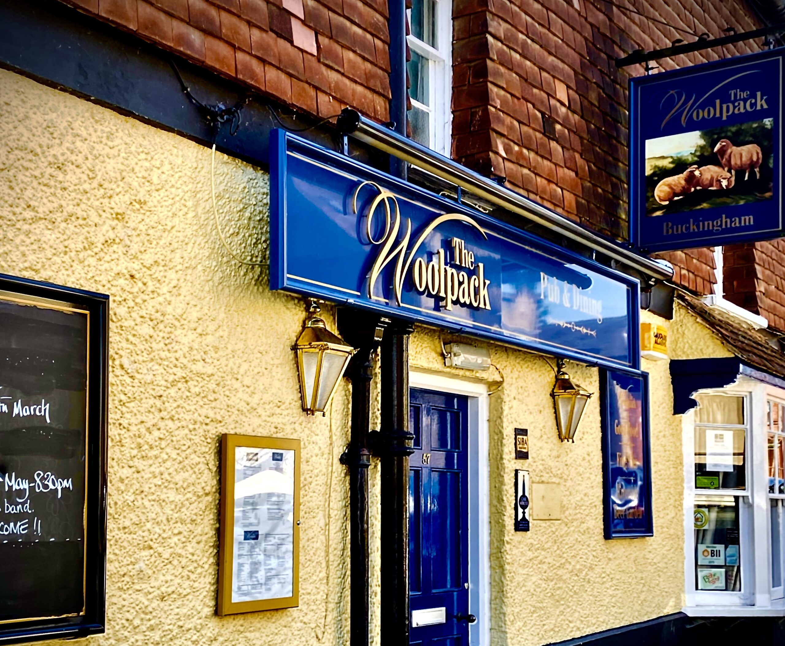 front view of The Woolpack pub